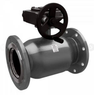 Кран шаровой стальной LD КШ.Ц.Ф.Р Ду150 Ру25 с редуктором