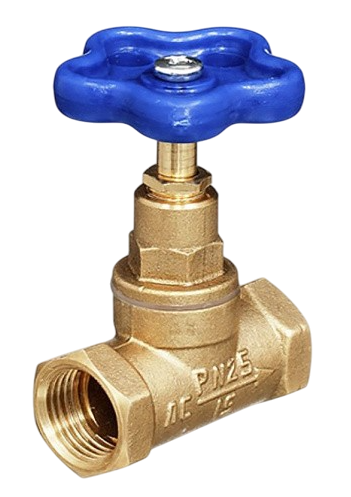 Клапан запорный латунь БАЗ 15б3р Ду50 Ру25 м/м купить с доставкой по РФ