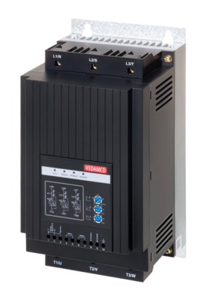 Устройство плавного пуска VEDA MCD1 , номинальный ток 37А, 3х380В, мощность 18 кВт, напряжение питания управления 220В