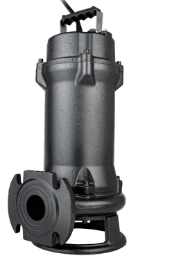 Канализационный насос Wellmix 65GNWQ 35-15-3.0 NEW(3000Вт, 3х380В, кабель 8м) с режущим механизмом