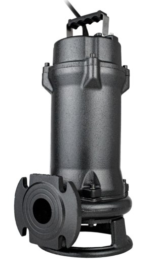 Канализационный насос Wellmix 50GNWQ 12-10-1.1 NEW(1100Вт, 3х380В, кабель 8м) с режущим механизмом