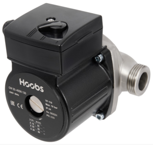 Насос циркуляционный Hoobs CW 25-60SN 180мм 100Вт 1x230В 50Гц (корпус нерж.сталь) (с гайками, латунь)