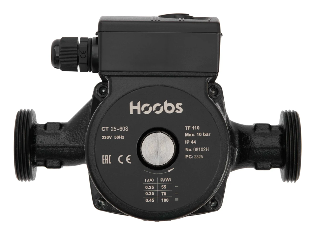 Насос циркуляционный Hoobs CT 25-60S 130мм 100Вт 1х230В 50Гц (без гаек) купить с доставкой по РФ