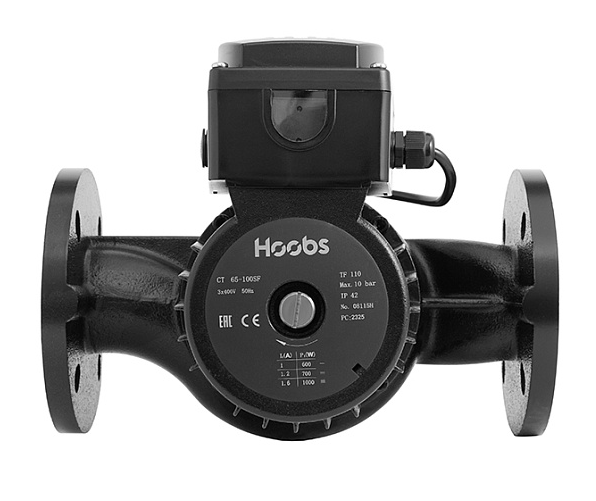 Насос циркуляционный Hoobs CT 80-120SF 360мм 1300Вт 3x400В 50Гц (без ответных фланцев) купить с доставкой по РФ