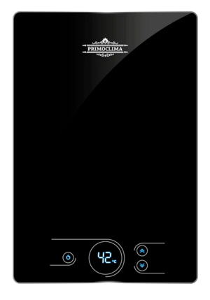 Электрический проточный водонагреватель PRIMOCLIMA AMOR 8.8 кВт, черный