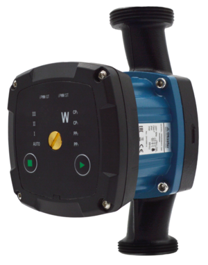 Насос циркуляционный с частотным регулированием Okseler RS 25-6EAY-130 с гайками и кабелем