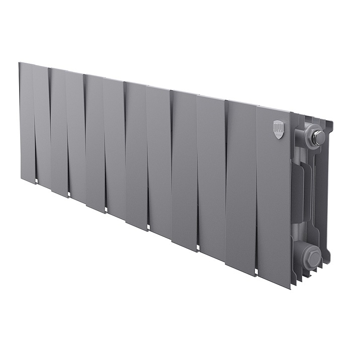 Радиатор биметаллический Royal Thermo PianoForte 200 Серебристый - 12 секц. купить с доставкой по РФ
