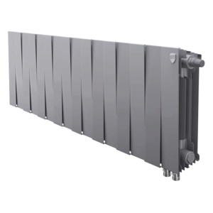 Радиатор биметаллический Royal Thermo PianoForte 300 Серебристый VR80 - 12 секц.