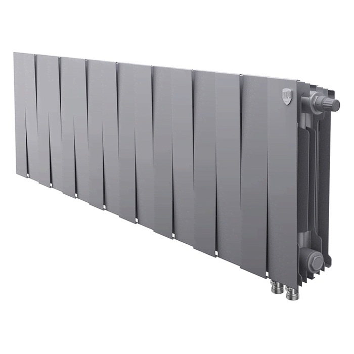 Радиатор биметаллический Royal Thermo PianoForte 300 Серебристый VR80 - 14 секц. купить с доставкой по РФ
