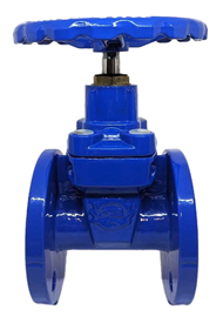 Задвижка чугунная обрезиненная (РВЗ PRO) 30ч39р Ду 400 Ру10/16 откр.гайка (тип МЗВ) купить с доставкой по РФ