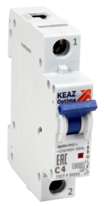 Выключатель автоматический модульный КЭАЗ OptiDin BM63-1D3-УХЛ3 купить с доставкой по РФ