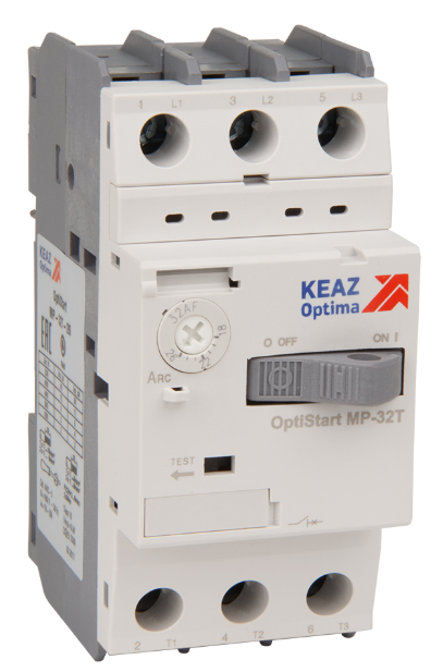 Выключатель автоматический КЭАЗ OptiStart MP-32T-0,63 купить с доставкой по РФ