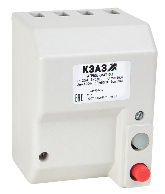 Выключатель автоматический КЭАЗ АП50Б-3МТ-4А-3,5Iн-400AC-2П-У3 купить с доставкой по РФ