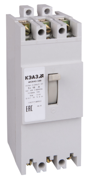 Выключатель автоматический КЭАЗ АЕ2046-20Р-63А-12Iн-400AC-У3