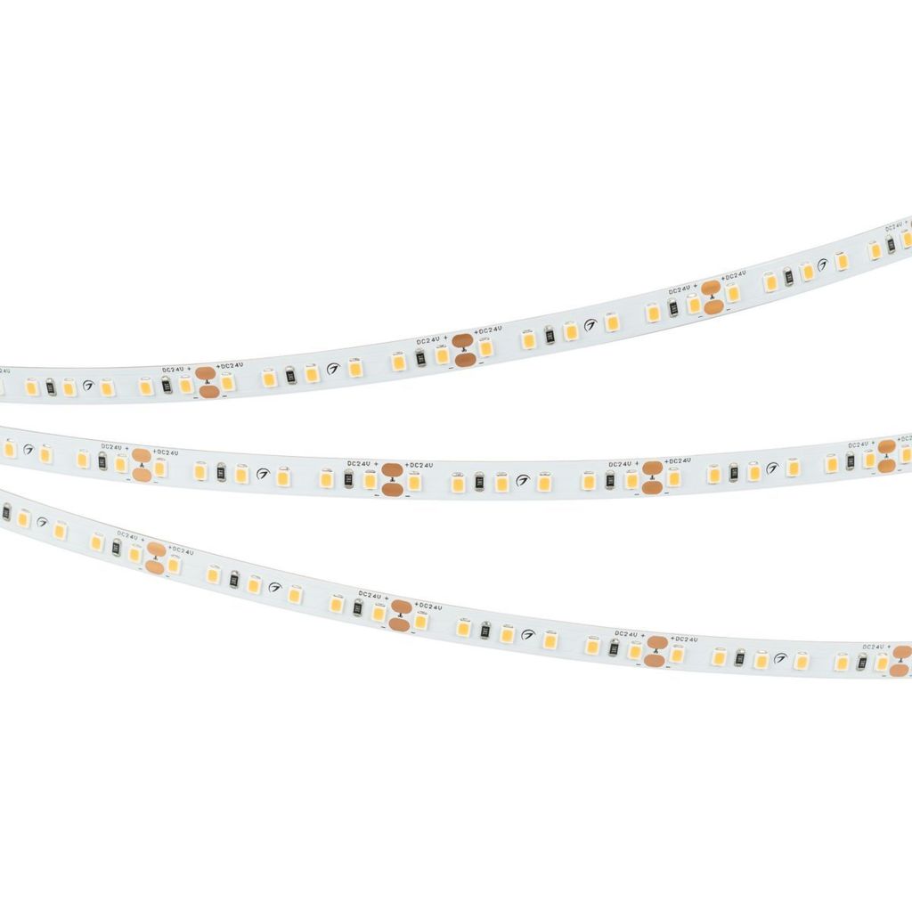 Светодиодная лента Arlight 6W/m 120Led/m 2835SMD персиковый 5M RT-A120-8mm 24V Peach Fuzz купить с доставкой по РФ