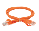 Патч-корд IEK категория 5е UTP 1 метр PVC оранжевый купить с доставкой по РФ