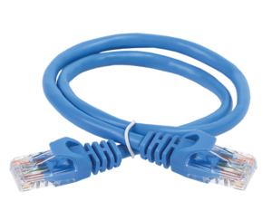 Патч-корд IEK категории 5Е UTP LSZH 5м синий