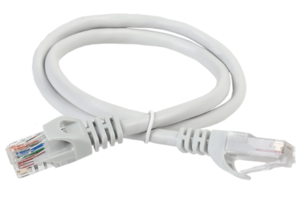 Коммутационный шнур IEK категория 6 UTP PVC 7м серый