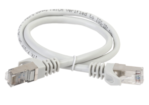 Патч-корд IEK категория 6 FTP 0.5м PVC серый