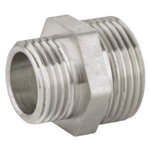 Ниппель переходной LD Pride DN40х32 (1 1/2"НР х 1 1/4"НР) латунь никель купить с доставкой по РФ