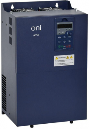 Преобразователь частоты IEK ONI A650 380В 3Ф 90кВт 176А тор. M A650-33E90TM