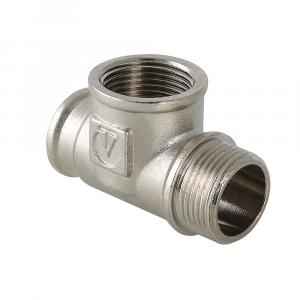 Фитинг Valtec VTR.134.N.0005 резьбовой – тройник с переходом на наружную резьбу