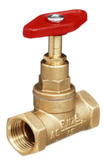 Клапан запорный латунь 15б1п Ду25 Ру25 м/м БАЗ купить с доставкой по РФ
