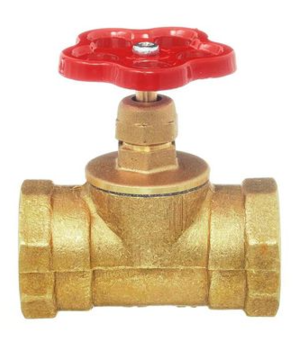 Клапан запорный латунь 15б1п Ду32 Ру25 м/м БАЗ