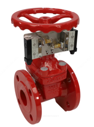 Задвижка Benarmo чуг аналог МЗВ Ду250 Ру10/16 с конц выкл 30ч39р 24FG