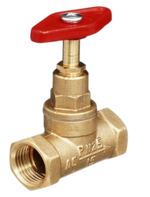 Клапан запорный латунь 15б1п Ду15 Ру25 м/м БАЗ купить с доставкой по РФ