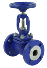 Клапан запорный сальниковый DN.ru VSO2130M-F-S Ду20 Ру40, фланцевый, корпус - сталь GS-C25, уплотнение - металл, управление - штурвал купить с доставкой по РФ