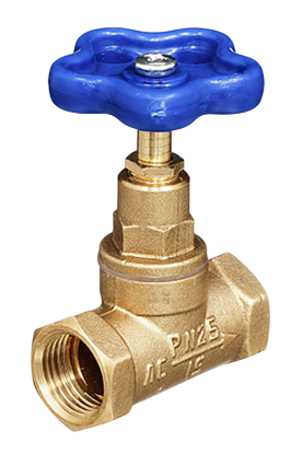 Клапан запорный латунь 15б3р Ду25 Ру25 м/м БАЗ