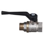 Кран шаровой БАЗ 11Б27п1 Ду20 А31 вр/нр рычаг никель купить с доставкой по РФ