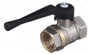 Кран шаровой БАЗ 11Б27п1 Ду20 А30 вр/вр рычаг никель