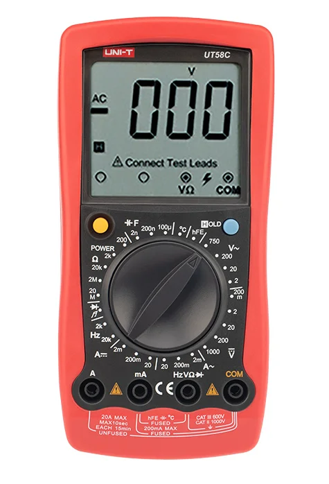 Универсальный мультиметр Uni-T UT 58C купить с доставкой по РФ