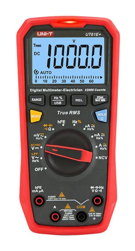 Профессиональный мультиметр UNI-T UT61E+ купить с доставкой по РФ