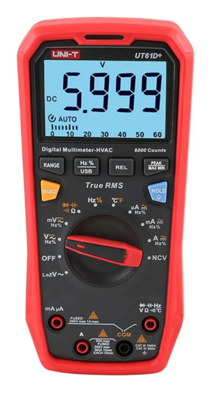 Профессиональный мультиметр UNI-T UT61D+