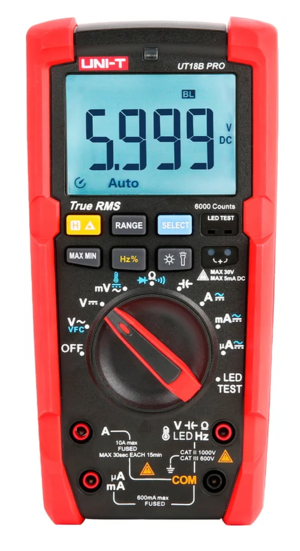 Мультиметр профессиональный UNI-T UT18B PRO