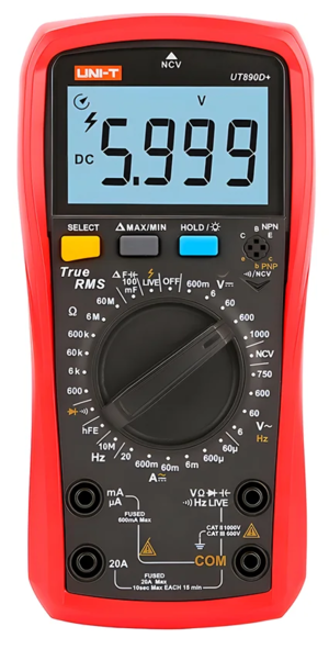 Мультиметр универсальный UNI-T UT890D+