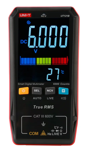 Мультиметр портативный СМАРТ UNI-T UT121B