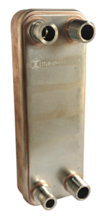 Пластинчатый паяный теплообменник ТТ ТТ14R-10 30 бар купить с доставкой по РФ