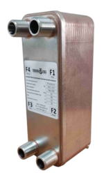 Пластинчатый паяный теплообменник ТТ ТТ14R-26 30 бар купить с доставкой по РФ