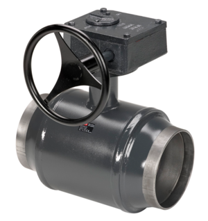 Кран шаровой Danfoss JIP Premium WW Ду400 Ру25 с редуктором