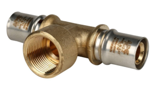 Тройник-пресс с внутренней резьбой, тип SFP-0007, Stout Ду20х3/4х20