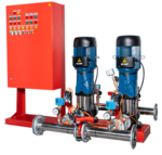 Насосная станция пожаротушения Aikon PFFS2CDM10-2DS16S купить с доставкой по РФ