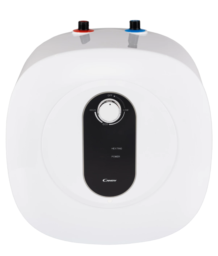 Водонагреватель эл накопительный 10л под раковиной 2кВт эмаль Candy CS10V-EM2(R) купить с доставкой по РФ