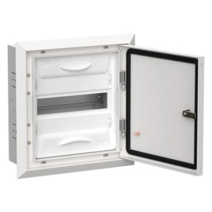 Щитовое оборудование IEK TITAN 5 Корпус металлический ЩРв-12 (1х12) 380х365х130мм IP31 белый (одна дверь)