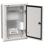 Щитовое оборудование IEK TITAN 5 Корпус мультимедиа ЩРн-24 (1х24) 460х310х140мм IP30 белый купить с доставкой по РФ