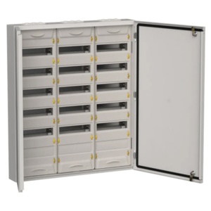 Щитовое оборудование IEK TITAN 5 Корпус металлический ЩРн-216 (3х72) 960х830х140 IP54 белый (две двери)