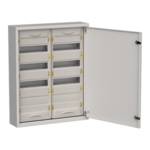 Щитовое оборудование IEK TITAN 5 Корпус металлический ЩРн-96 (2х48) 710х570х140мм IP31 серый (одна дверь) IEK купить с доставкой по РФ